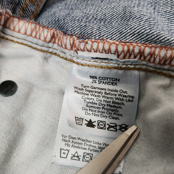 Eddie Bauer Relaxed Fit Straight Leg Jeans Size 32x32 Medium Wash Stretch - Picture 9 of 12